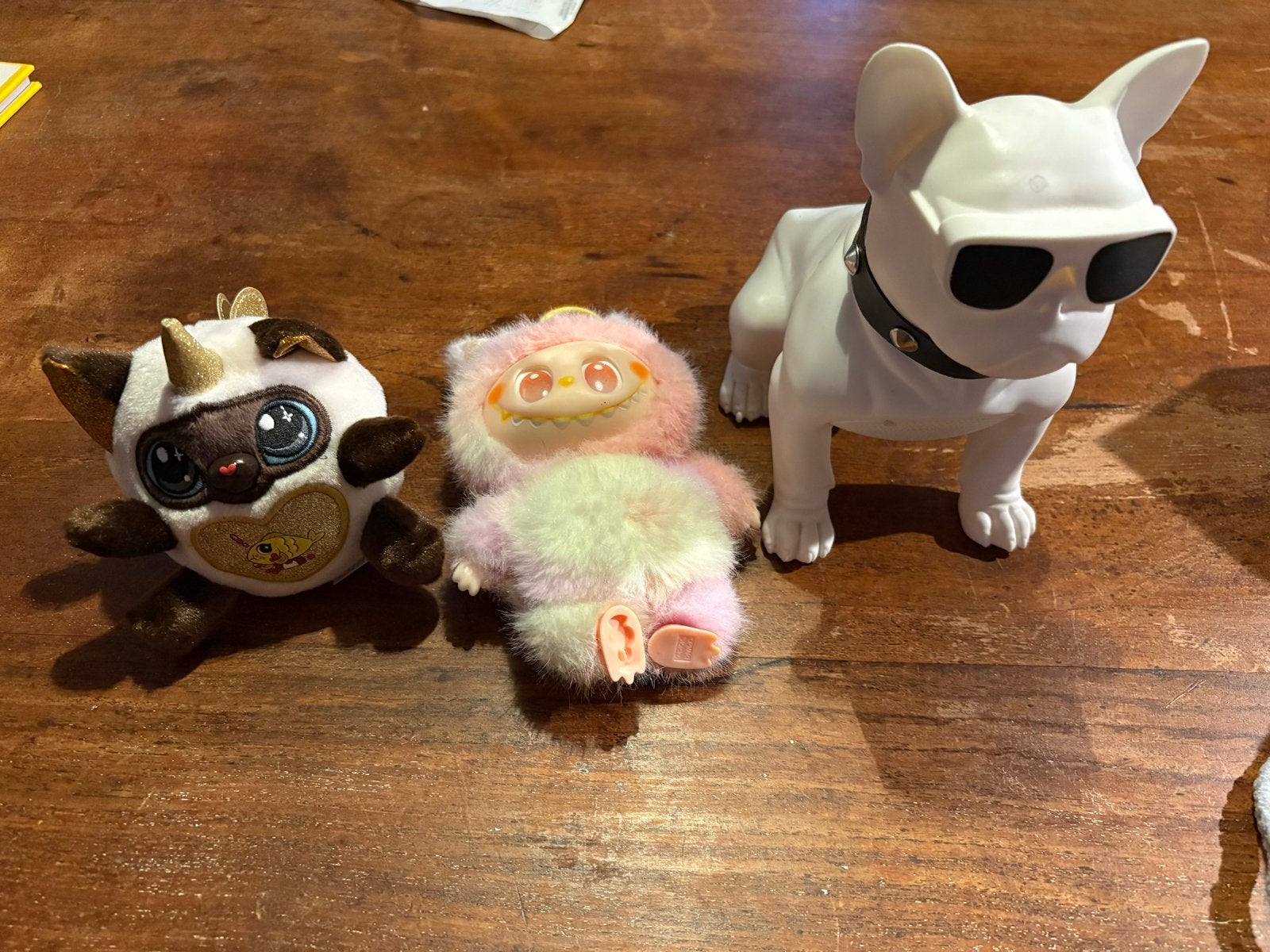 Leuke speelgoed en knuffels, inclusief bulldog speaker, Gebruikt, Overige merken, Met geluid, Overige karakters