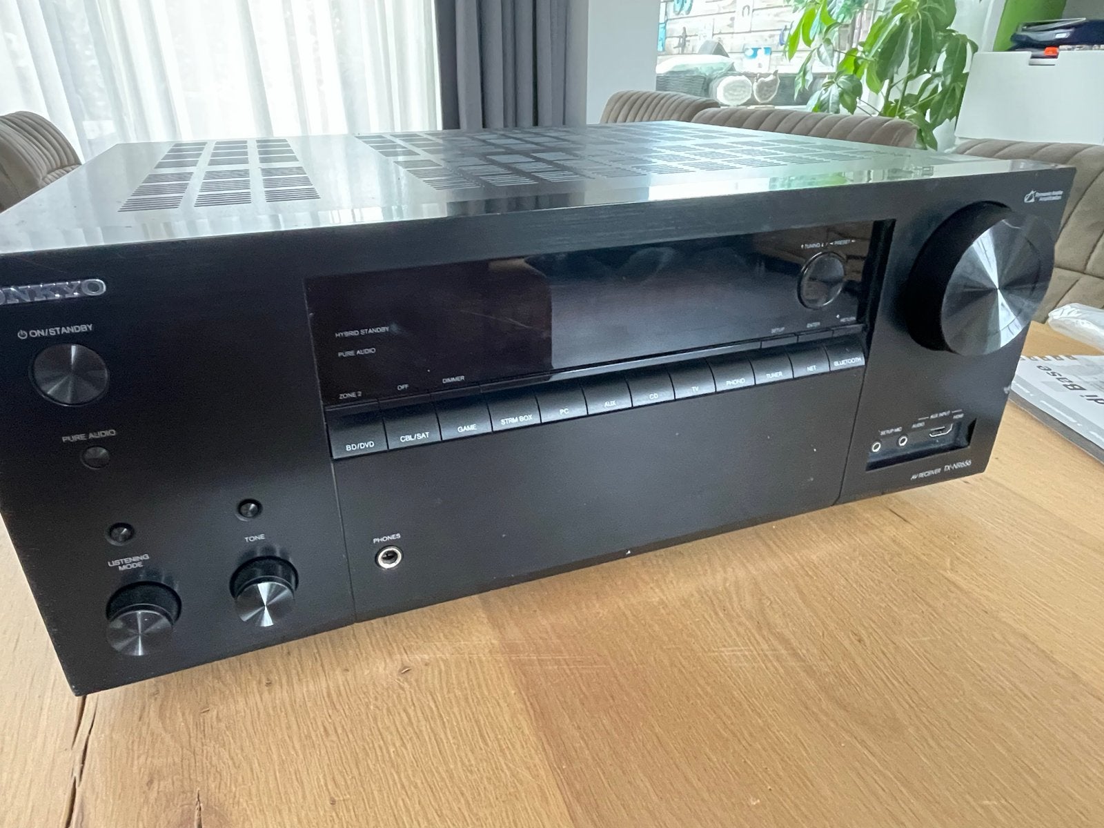 Onkyo TX-NR656 AV Receiver zwart, Ophalen, Gebruikt, 120 watt of meer, Onkyo