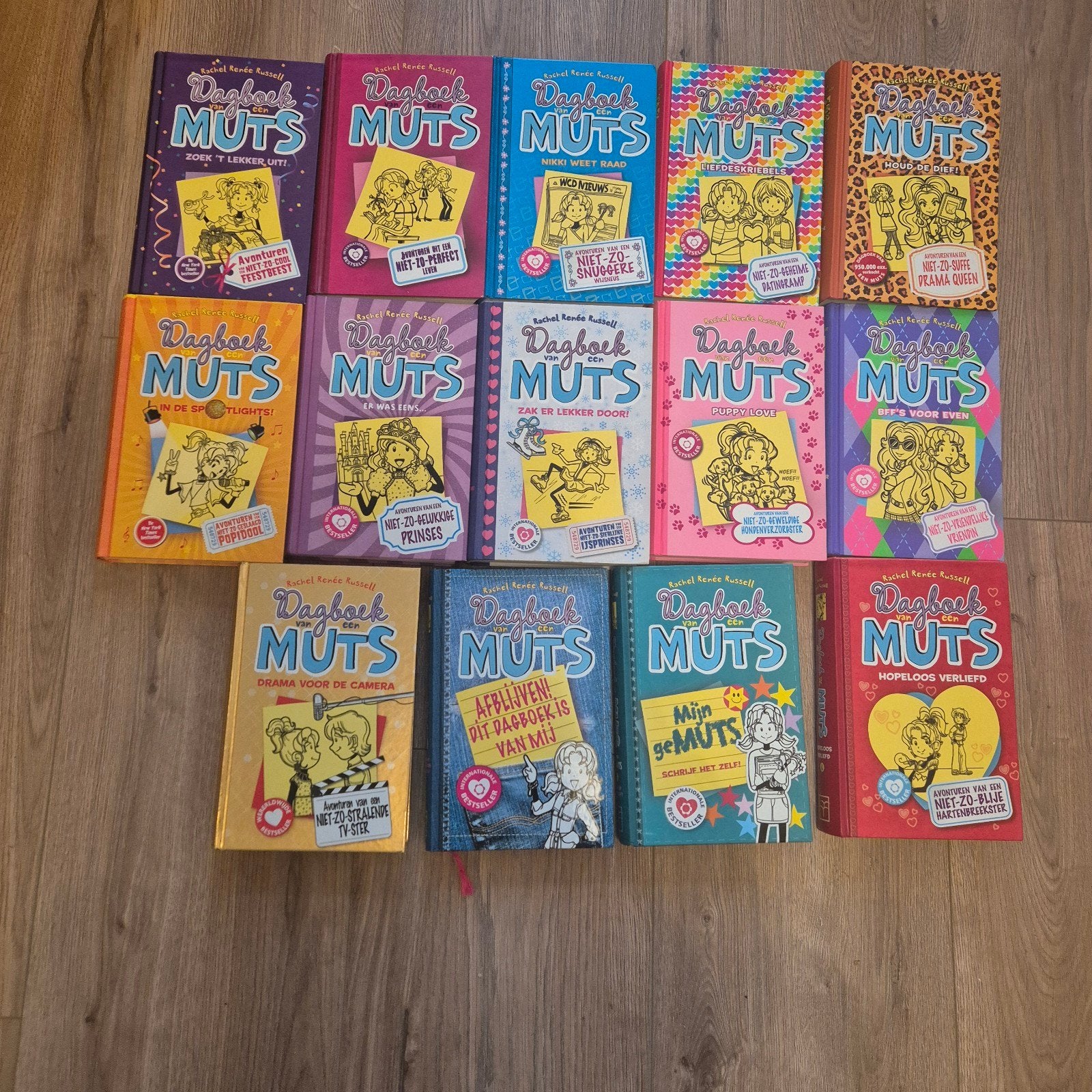 Dagboek van een Muts - Complete set van 14 boeken, Boeken, Ophalen, Gelezen, Rachel Renée Russell, Fictie