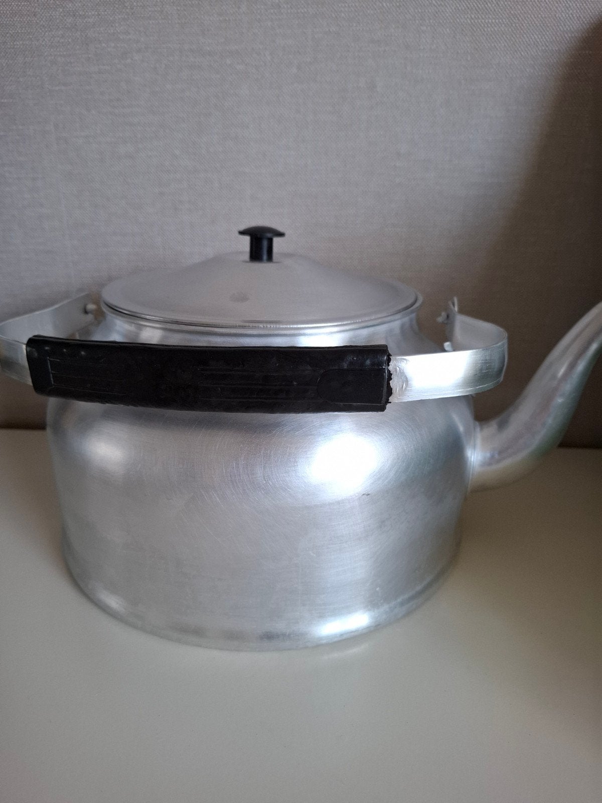 aluminium fluitketel 5 liter, Gebruikt, Zilver, Metaal, Ophalen