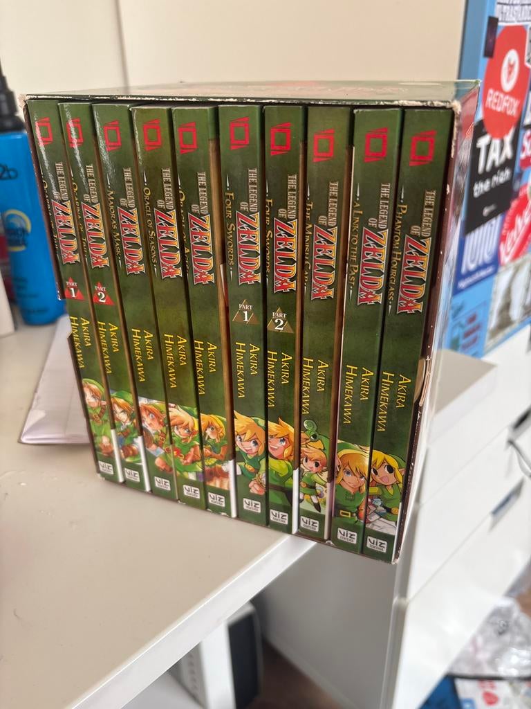 The Legend of Zelda Manga Box Set - 10 delen, Complete serie of reeks, Ophalen of Verzenden, Gelezen