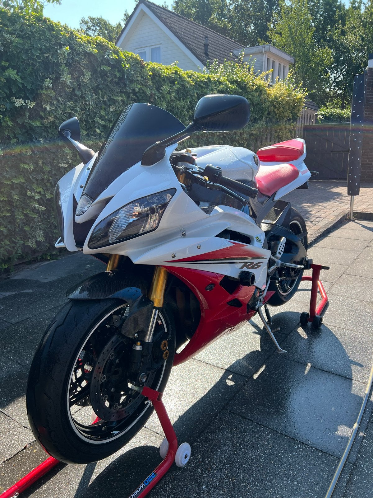 Yamaha YZF-R6 - Sportieve motor met Akrapovic uitlaat, Sportuitlaat, Gebruikt, Super Sport, Particulier