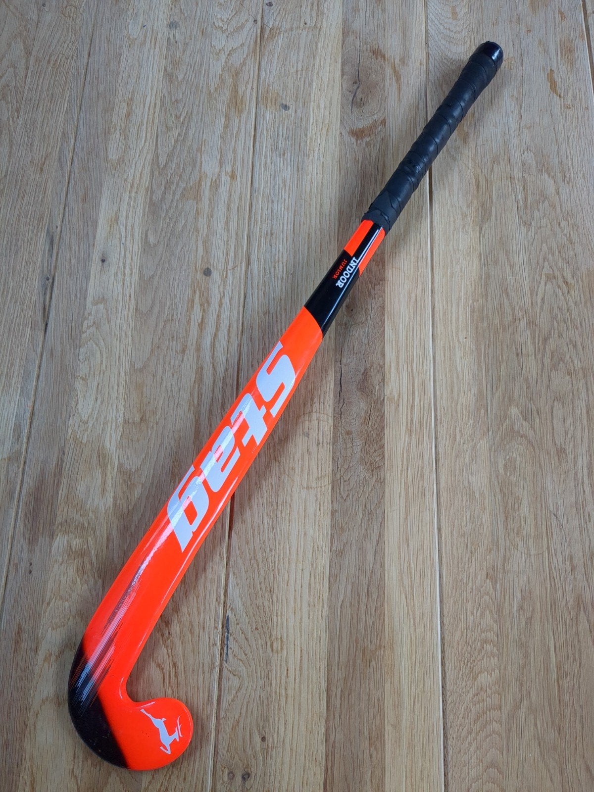 Stag Indoor Hockeystick - Oranje/Zwart, Ophalen, Gebruikt