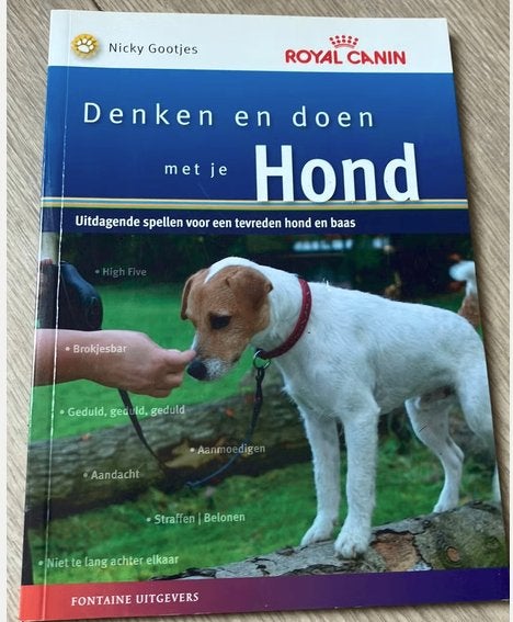 Denken en doen met je hond nicky gootjes, Ophalen of Verzenden, Zo goed als nieuw, Honden