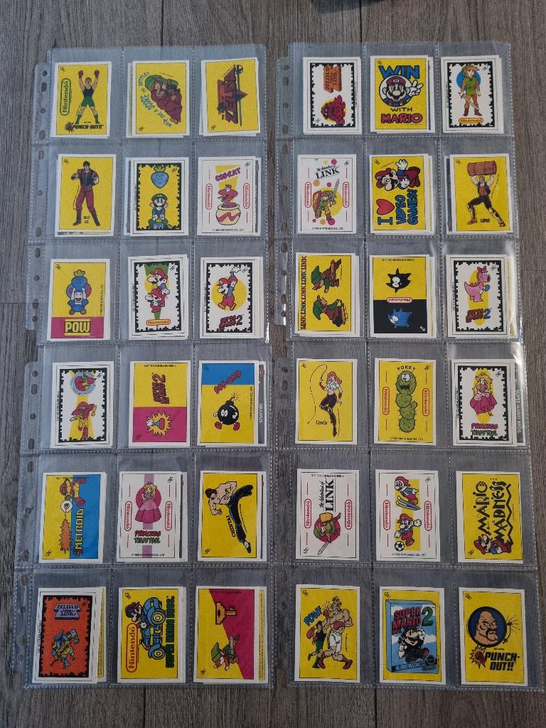 Nintendo Topps Trading Cards - UK Serie - Retro- Zelda/Mario, Avontuur en Actie, Gebruikt, 1 speler, Ophalen of Verzenden