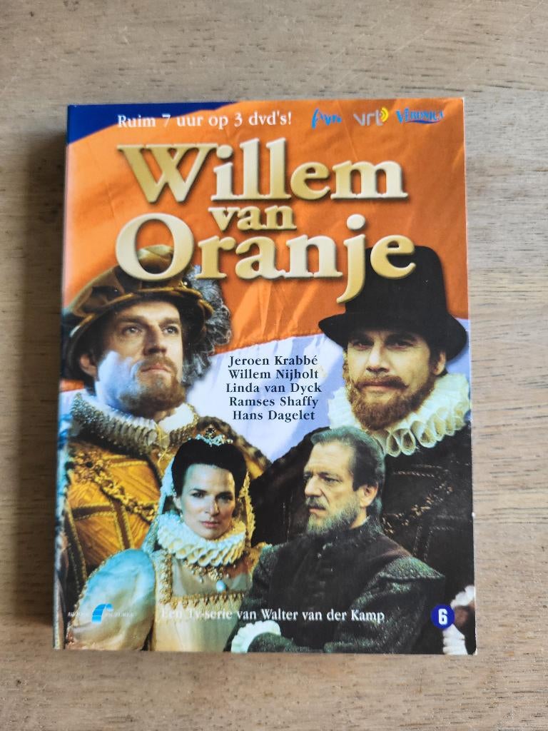 DVD Willem van Oranje serie Krabbé Nijholt Dagelet, Alle leeftijden, Ophalen of Verzenden, Zo goed als nieuw, Drama
