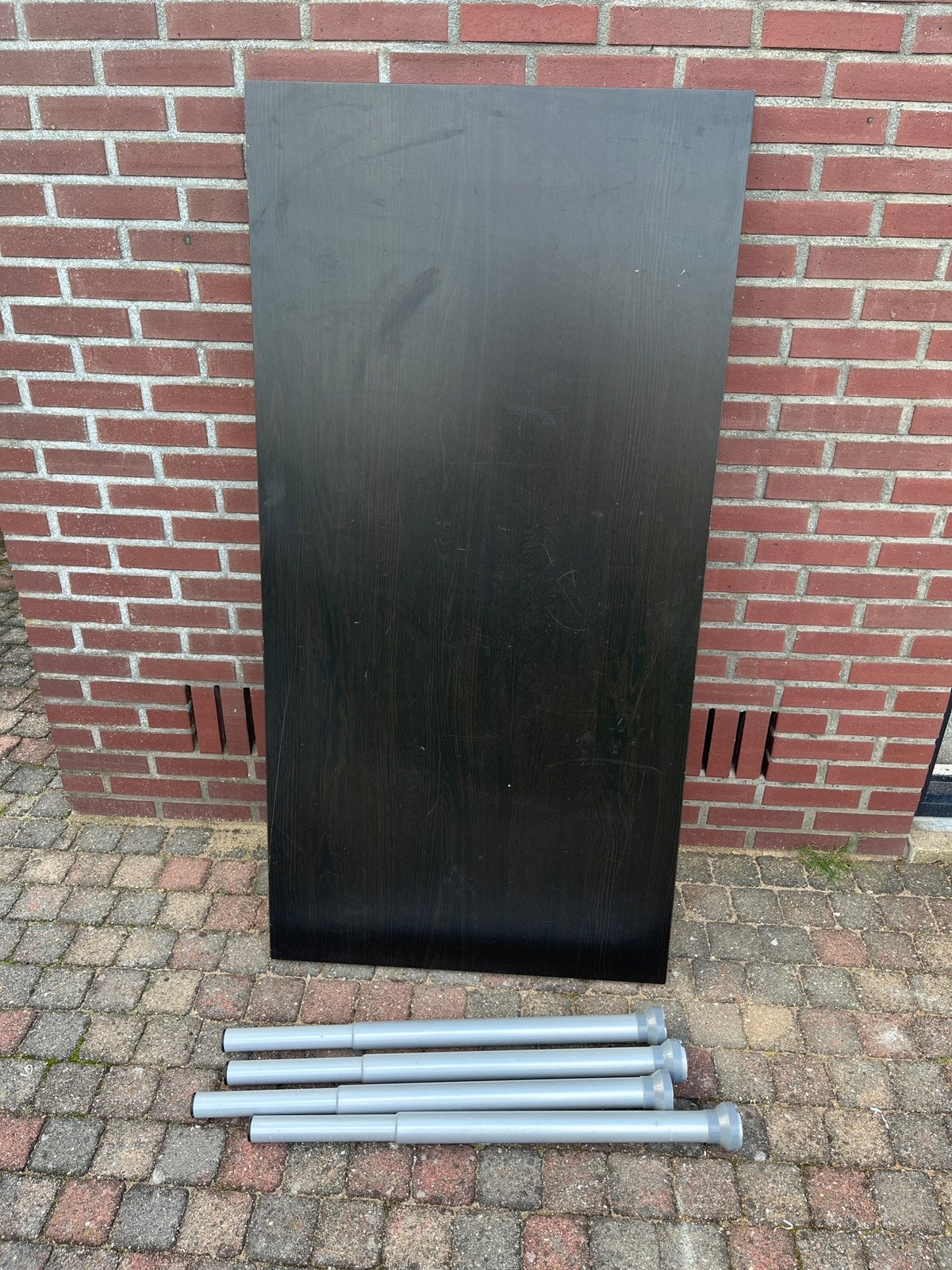 IKEA tafelblad / bureaublad met poten, Huis en Inrichting, Ophalen, Gebruikt, 150 cm, IKEA