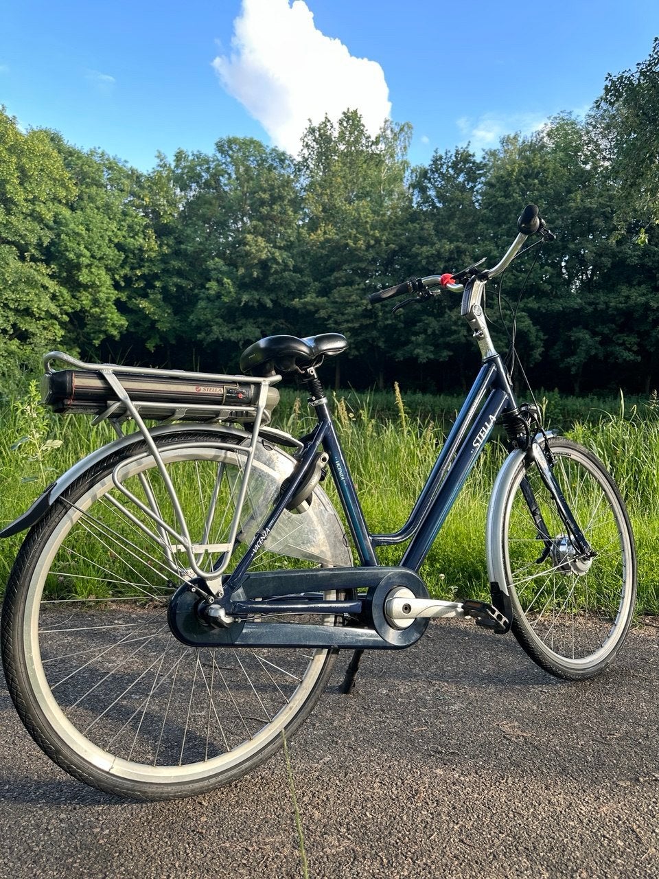 Elektrische fiets nieuwe staat; Stella Vicenza, Fietsen en Brommers, Elektrische fietsen, Zo goed als nieuw, 51 tot 55 cm, 50 km per accu of meer