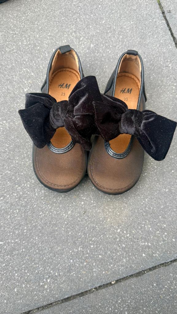 H&M Meisjes Ballerina's met Strik - Maat 23, Ophalen, Meisje, H&M, Schoenen