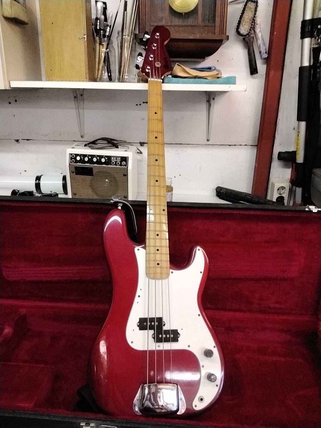 te koop Maya Precision basgitaar., Muziek en Instrumenten, Ophalen of Verzenden, Gebruikt