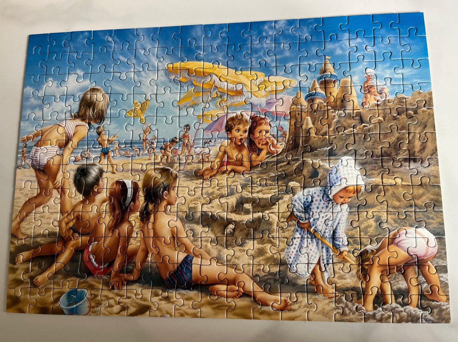 Vintage Ravensburger puzzel 200 stukjes, compleet., Ophalen of Verzenden, Gebruikt