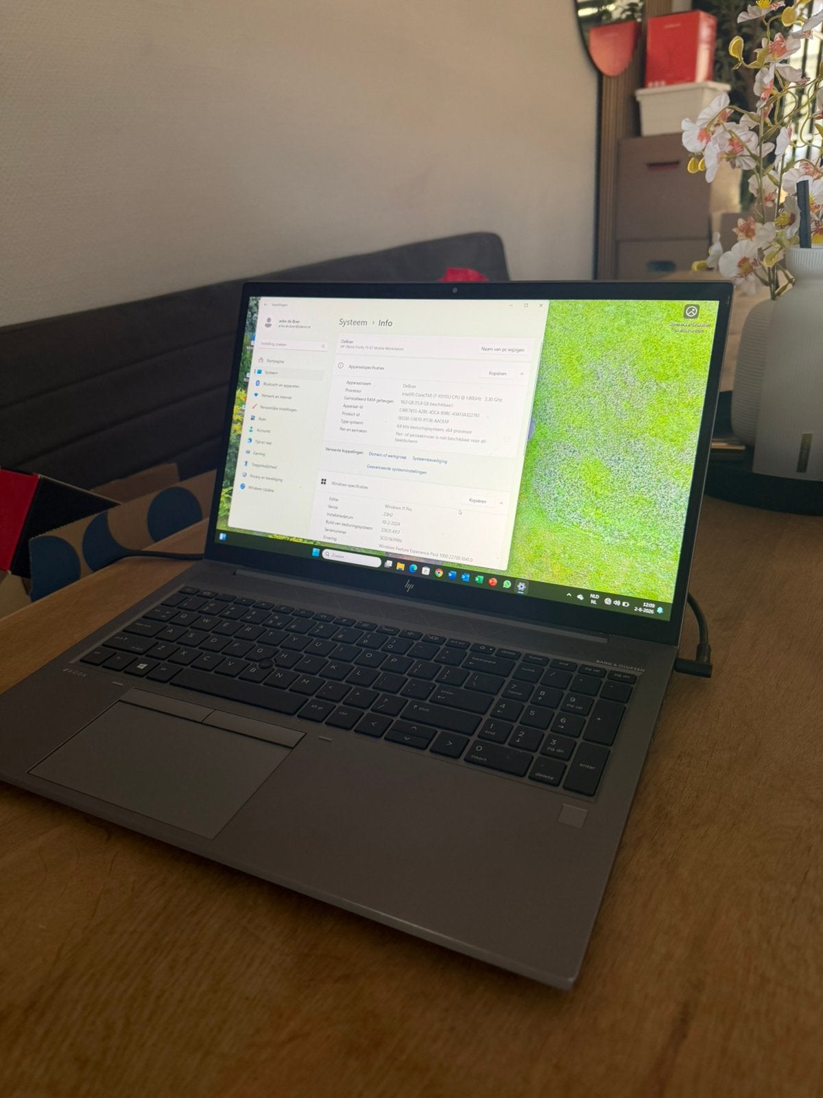 HP ZBook Firefly 15 G7 | i7| 16 GB RAM | Windows 11 Pro, Ophalen, Zo goed als nieuw, 15 inch, 2 tot 3 Ghz