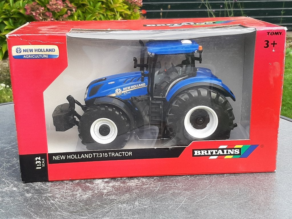 New Holland T7.315 Britains, Hobby en Vrije tijd, Ophalen of Verzenden, Nieuw, Tractor of Landbouw, Britains