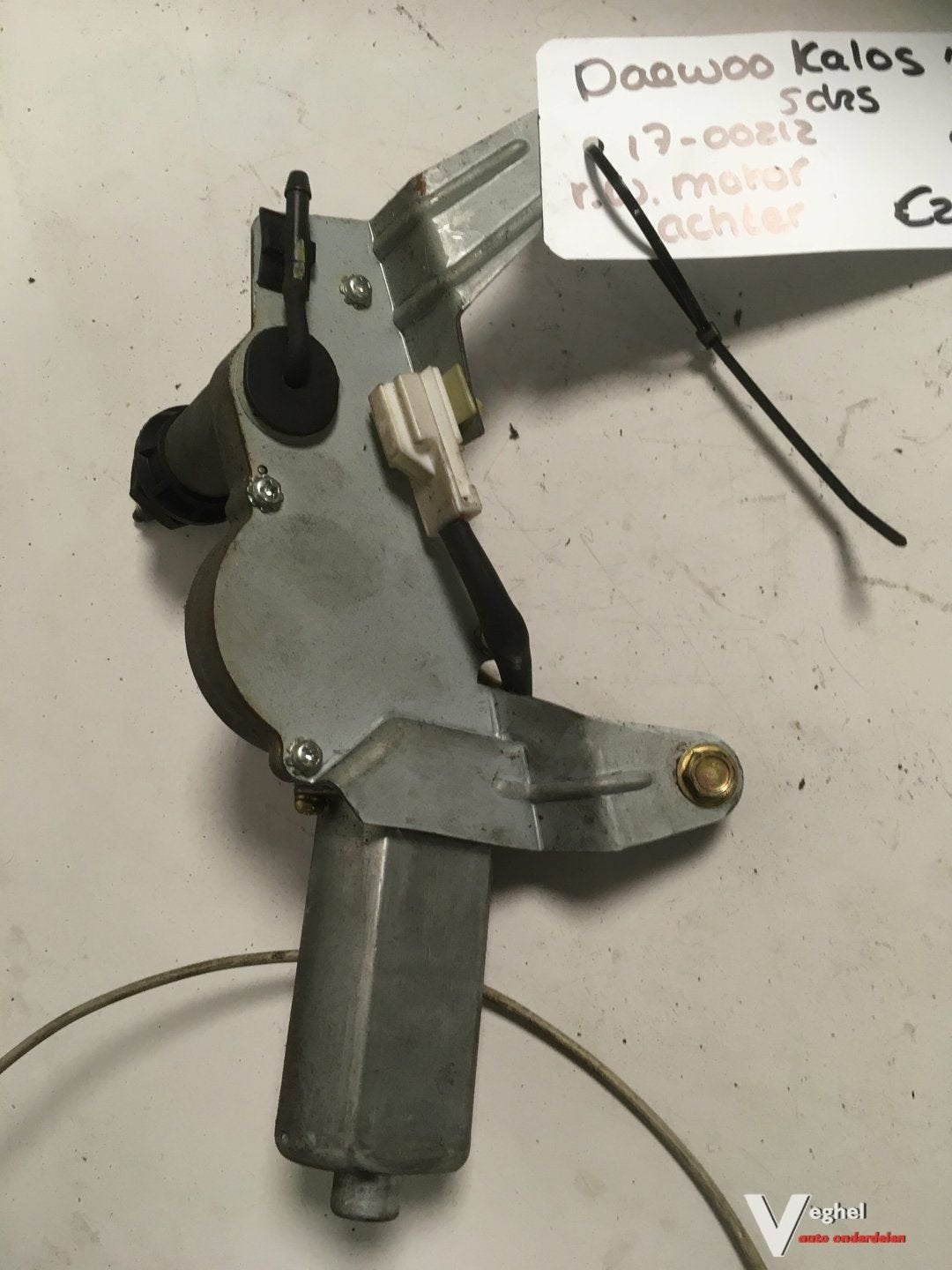 Daewoo Kalos 5 drs 2005 Ruitenwisser motor achter, Gebruikt, -, -, Ophalen of Verzenden
