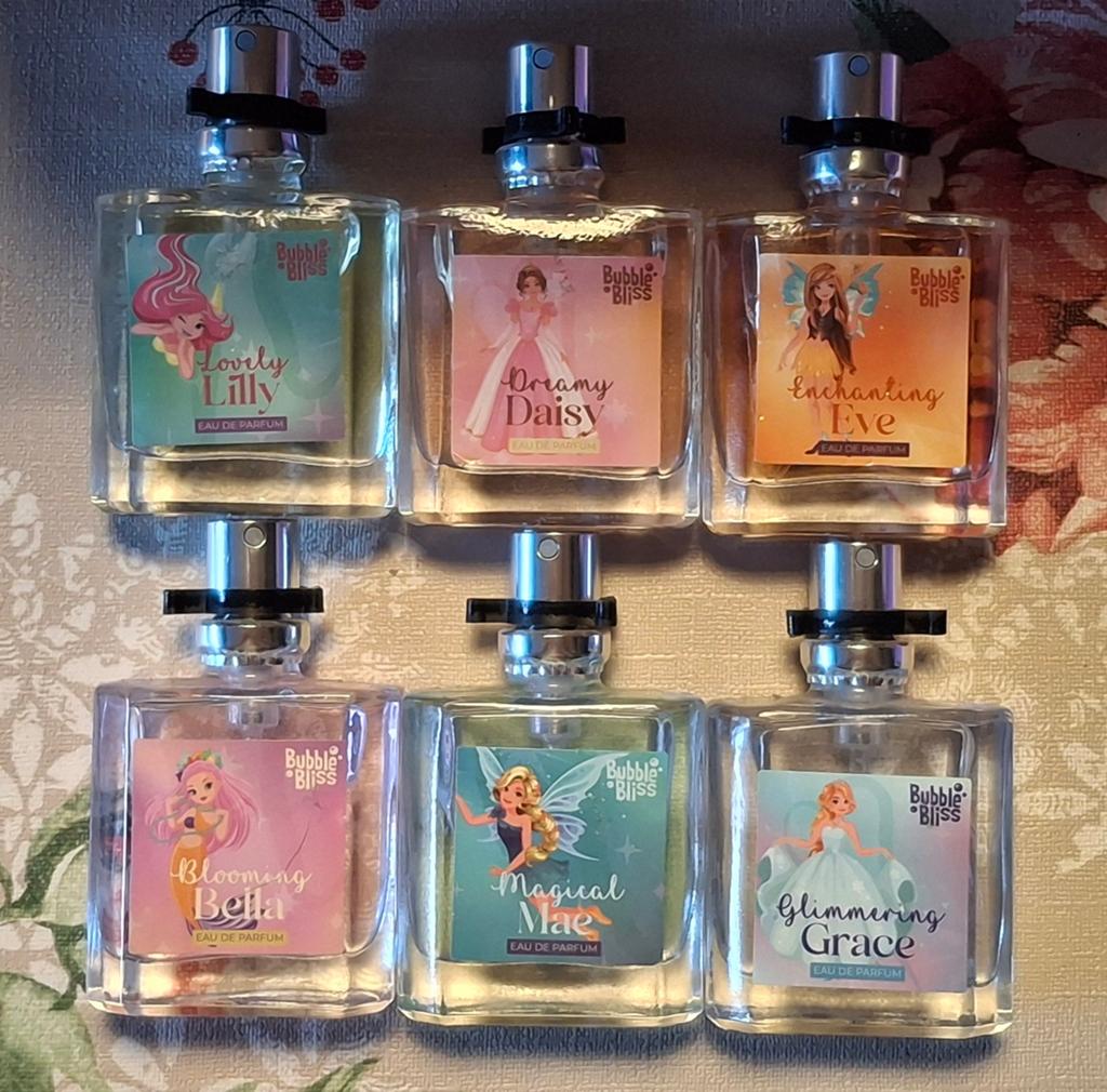 Bubble Bliss Eau de Parfum - Set van 6 Sprookjesparfums, Verzenden, Zo goed als nieuw