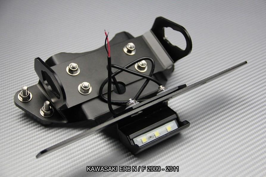 Korte Kentekenplaathouder KAWASAKI ER6 N / F 2009 - 2011, Verzenden, Nieuw