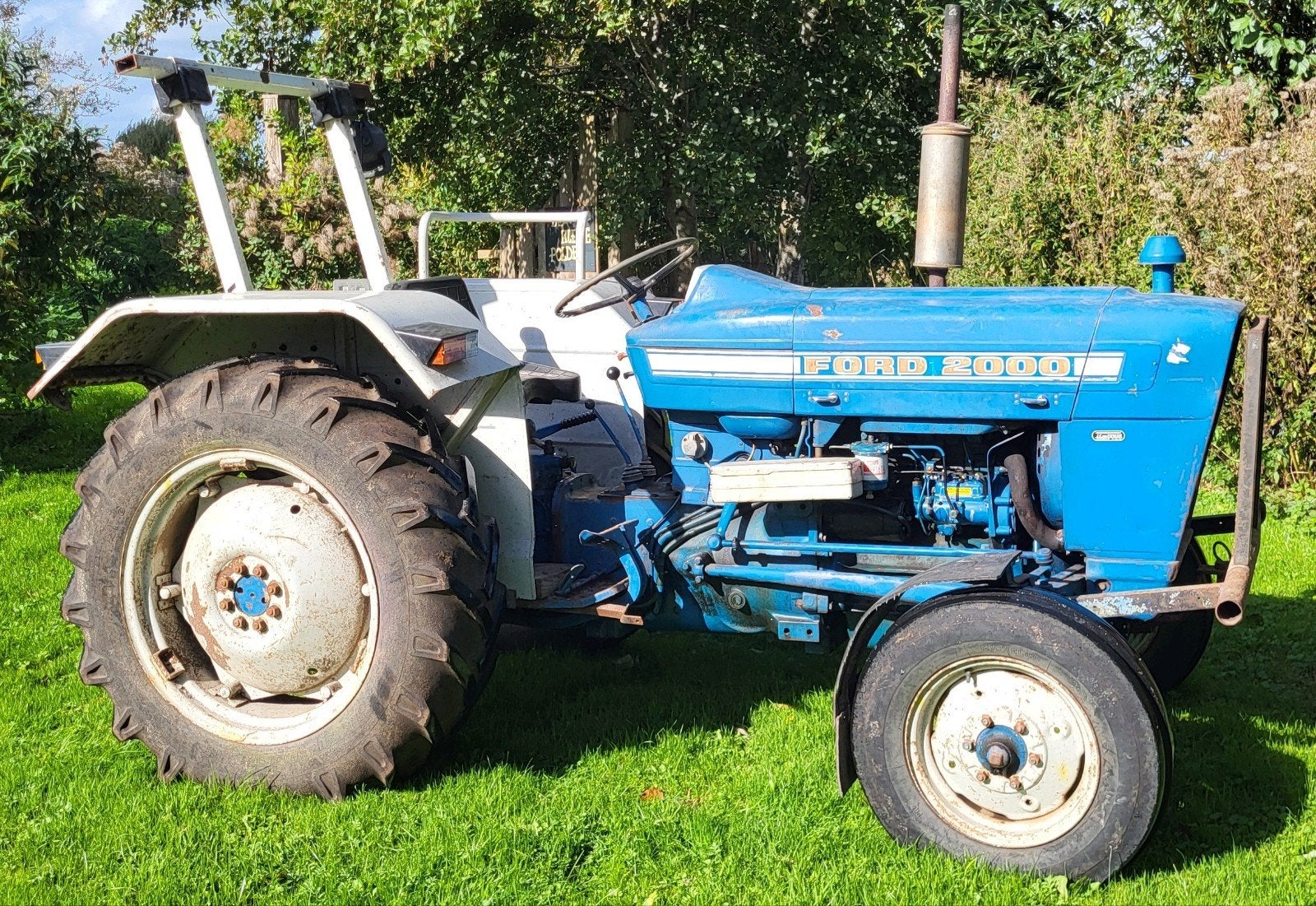 Ford 2000 tractor 1970 -kenteken- + toebehoren, Ophalen, Gebruikt, Tot 80 Pk, Ford