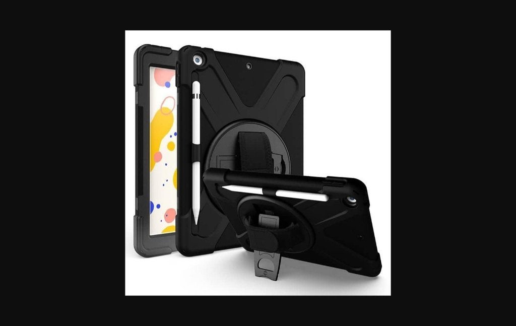 eSTUFF iPad 10.2 Defender Case Hoes Zwart, 10 inch, ESTUFF A/S, Smedeholm 13C, 2730 Herlev, Denemarken, Bescherming voor- en achterkant