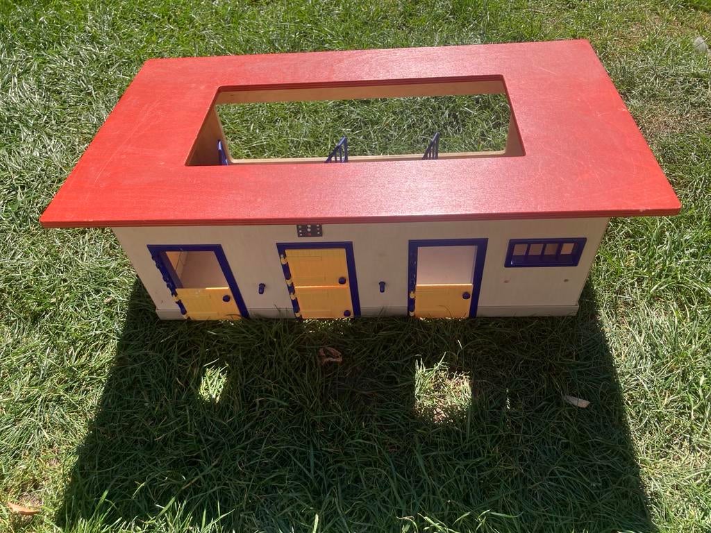 Schleich Grote Paardenmanege / Stal met 3 Boxen (42103), Ophalen of Verzenden, Zo goed als nieuw
