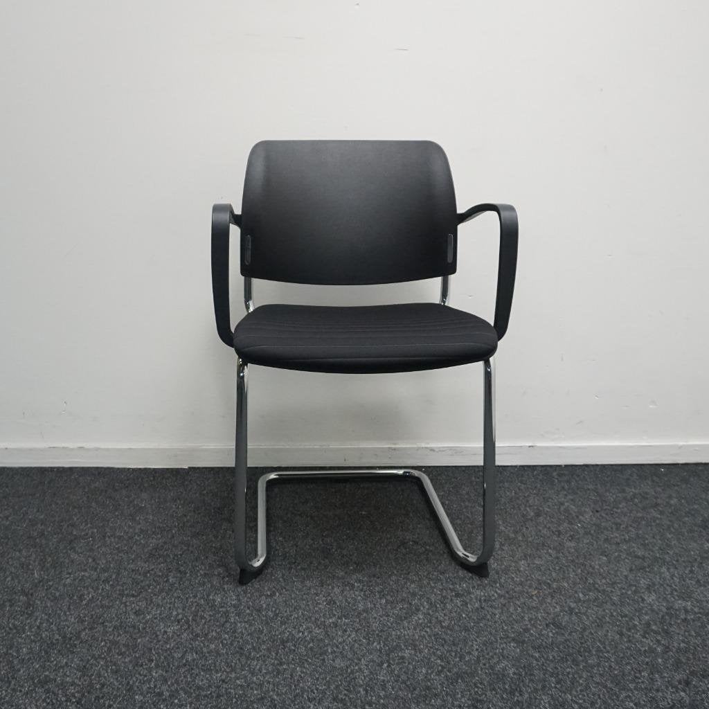 Köhl Consito Vergaderstoelen | Zwart | Stof | Kunststof, Huis en Inrichting, Stoelen, Gebruikt, Stof, -, Zwart