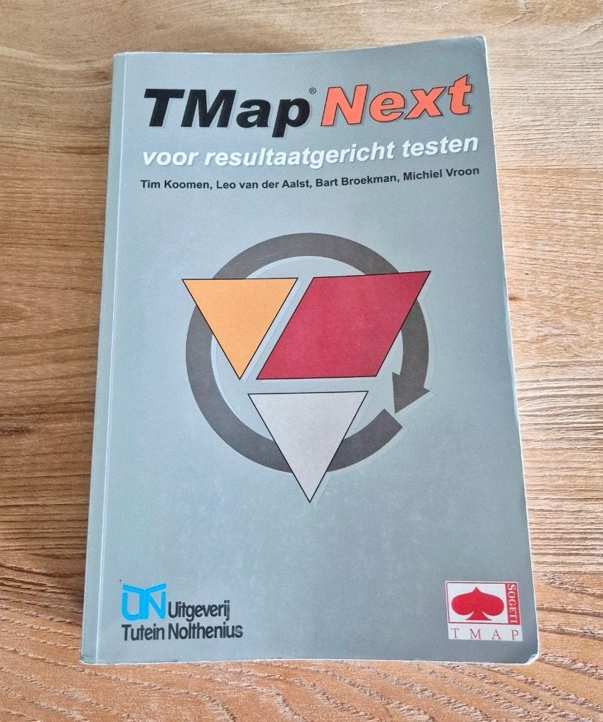 TMap Next Resultaatgericht Testen Tim Koomen ea, Ophalen of Verzenden