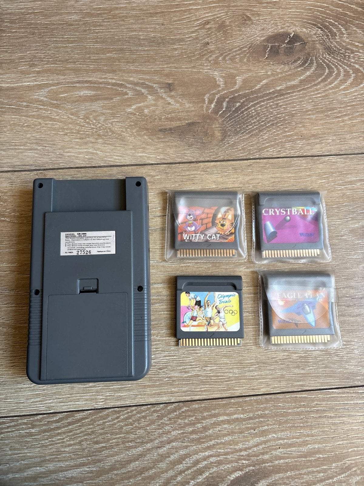 Supervision console met 4 spellen - Retro Gaming, Spelcomputers en Games, Ophalen of Verzenden, Overige merken, Gebruikt