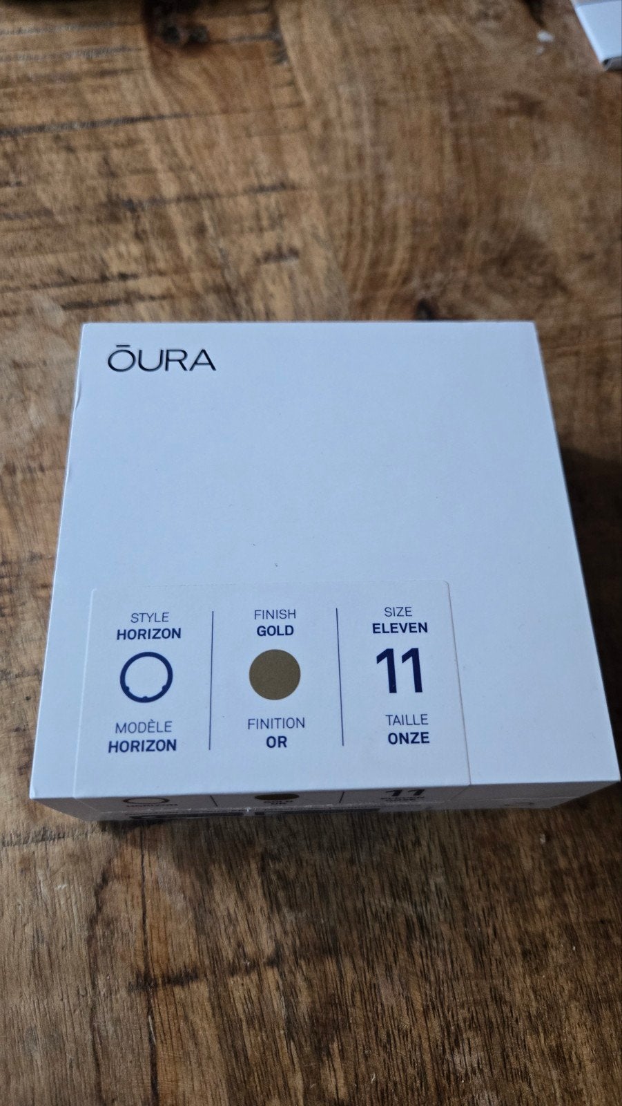 Oura Ring 3 Horizon Goud Maat 11, Ophalen of Verzenden, Goud, Goud, Dame