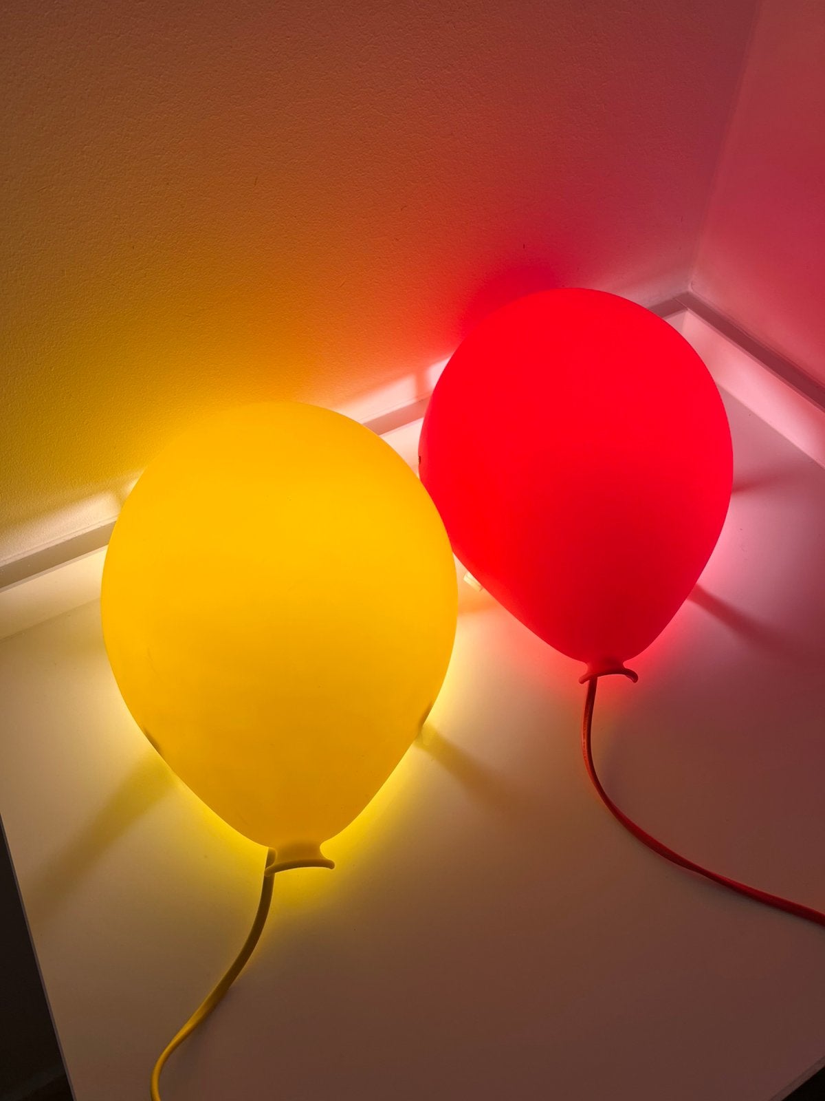 2 vintage ikea Drömminge ballonlampen, Ophalen of Verzenden, Zo goed als nieuw