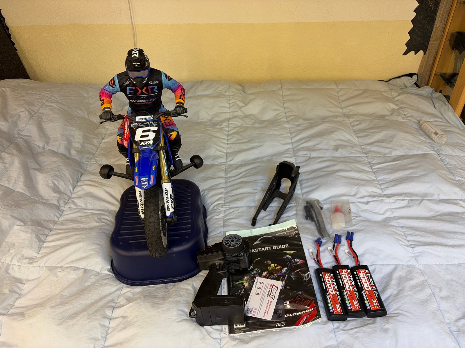 Losi Promoto-MX 1/4 RC Motorcrossmotor RTR, Elektro, Auto offroad, Ophalen of Verzenden, Zo goed als nieuw