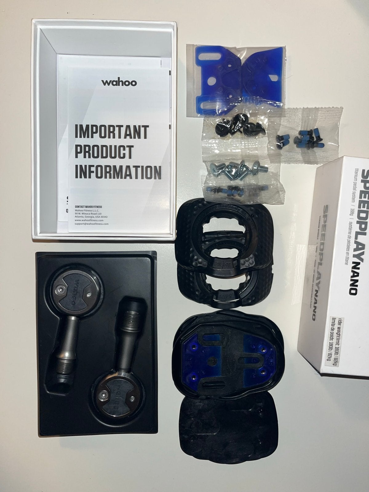 Nieuwe Wahoo Speedplay Nano pedalen, Crankstel of Pedalen, Titanium, Nieuw, Ophalen of Verzenden