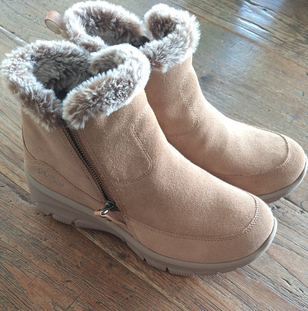 Skechers enkellaarsjes, Ophalen, Skechers, Bruin, Lage of Enkellaarzen
