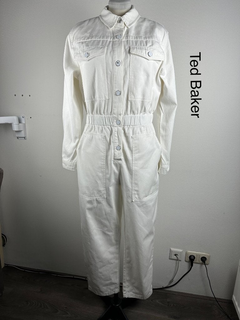 Ted Baker Jumpsuit  (mt: 42) 25,2/9162, Kleding | Dames, Wit, Maat 42/44 (L), Ted Baker, Ophalen of Verzenden