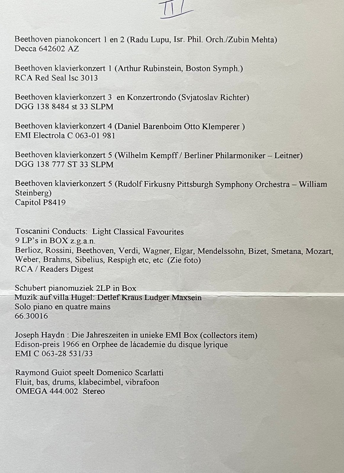 40-50 LP’s Dvorak Ravel Bach Mozart Beethoven Schubert Haydn, LP, Gebruikt, Overige typen, Ophalen of Verzenden