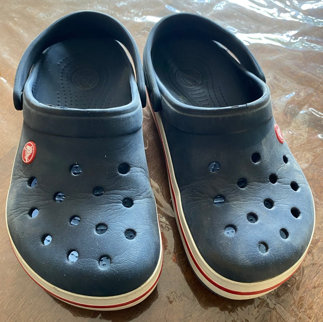 Crocs slippers maat 37/38, Gebruikt, Crocs, Jongen of Meisje, Overige typen