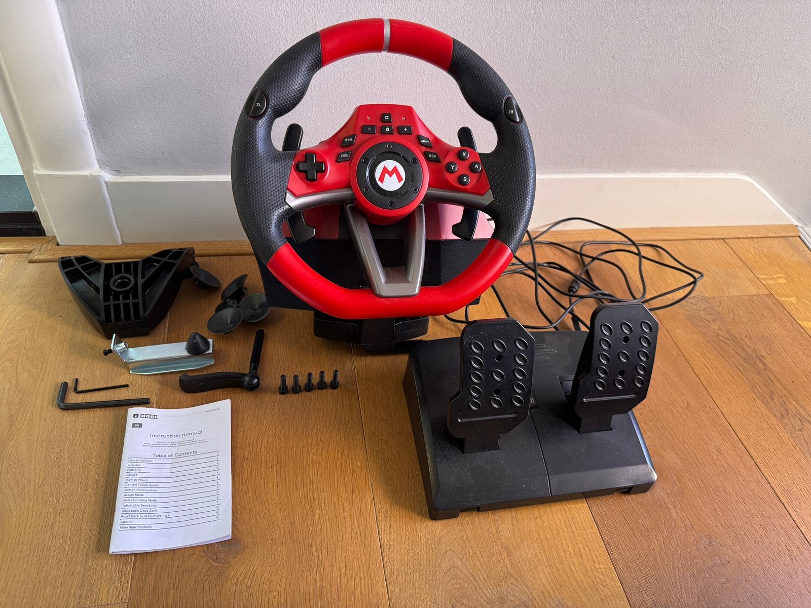 Mario Kart Racing Wheel | Pro Deluxe | Racestuur |, Spelcomputers en Games, Ophalen of Verzenden, Zo goed als nieuw, Switch, Stuurtje of Sportattribuut