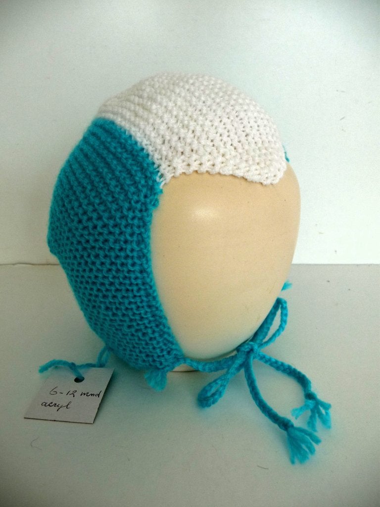 3 x hand gebreid baby mutsje., Ophalen of Verzenden, Nieuw, Breien, Naald