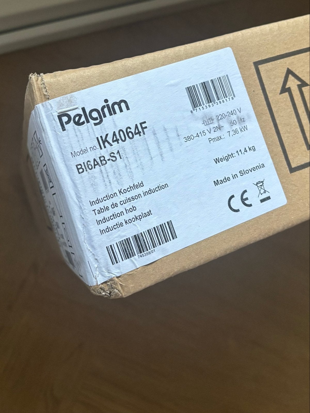 Pelgrim IK4064F Inductie kookplaat - Nieuw in doos, Ophalen of Verzenden, Nieuw, Inductie