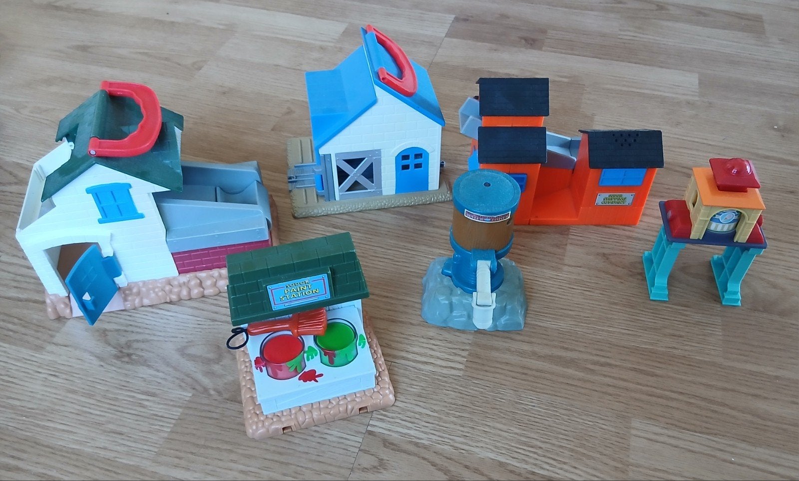 Thomas de Trein speelset - Sodor Paint Station en meer, Ophalen of Verzenden, Gebruikt, Jongen of Meisje