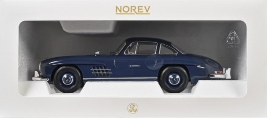 Mercedes Benz 300 SL '54 Blauw schaal 1/18 NOREV ref: 183852, Hobby en Vrije tijd, Modelauto's | 1:18, Verzenden, Nieuw, Auto