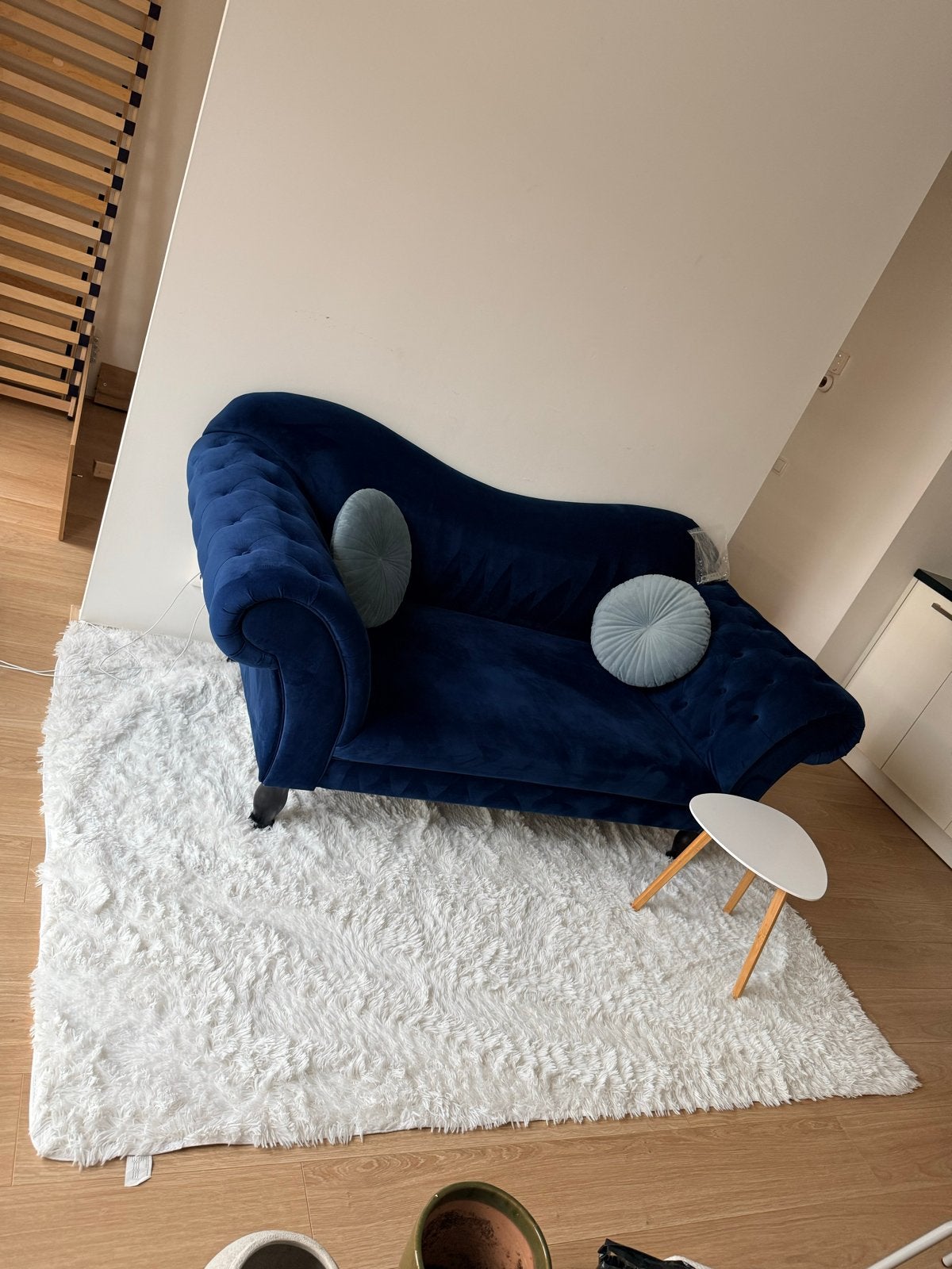 3 personen Bank Loveseat Chaise - Luxe Fluweel, Ophalen, 150 tot 200 cm, 75 tot 100 cm, Rechte bank