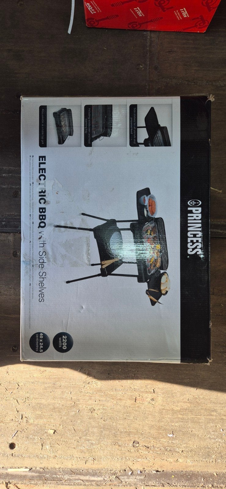 Princess Elektrische BBQ met zijtafels - 2200W, Ophalen of Verzenden, ., ., .