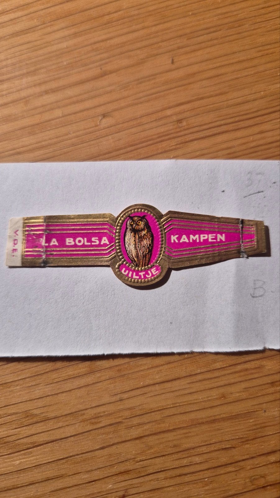 Sigarenbanden, Ophalen, Sigarenbandjes