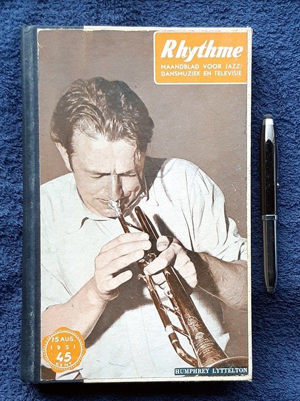 Rhythme. Jazz, dansmuziek en televisie. 12 nrs. ingeb. 1950, Verzenden, Gelezen, Muziek, Film of Tv