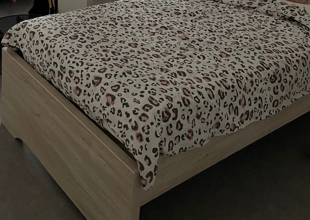 Eenpersoonsbed met 2 witte schuiflades, Ophalen, 90 cm, Eenpersoons, Wit