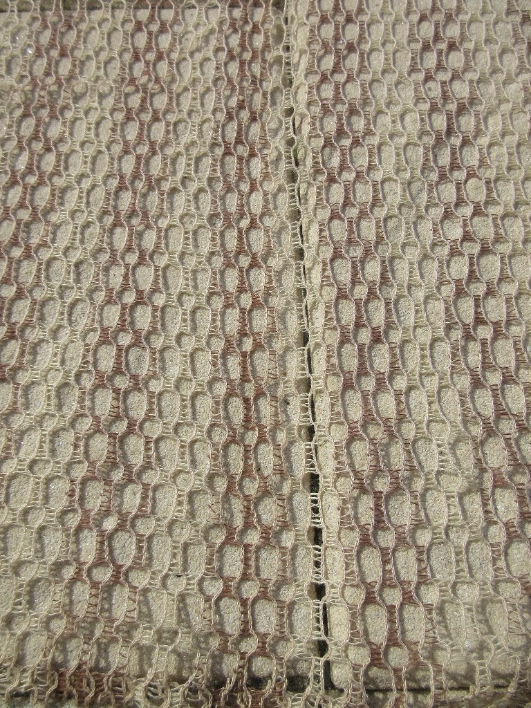 Vintage opengewerkte gordijnen vitrage, Ophalen of Verzenden, Gebruikt, Vitrage