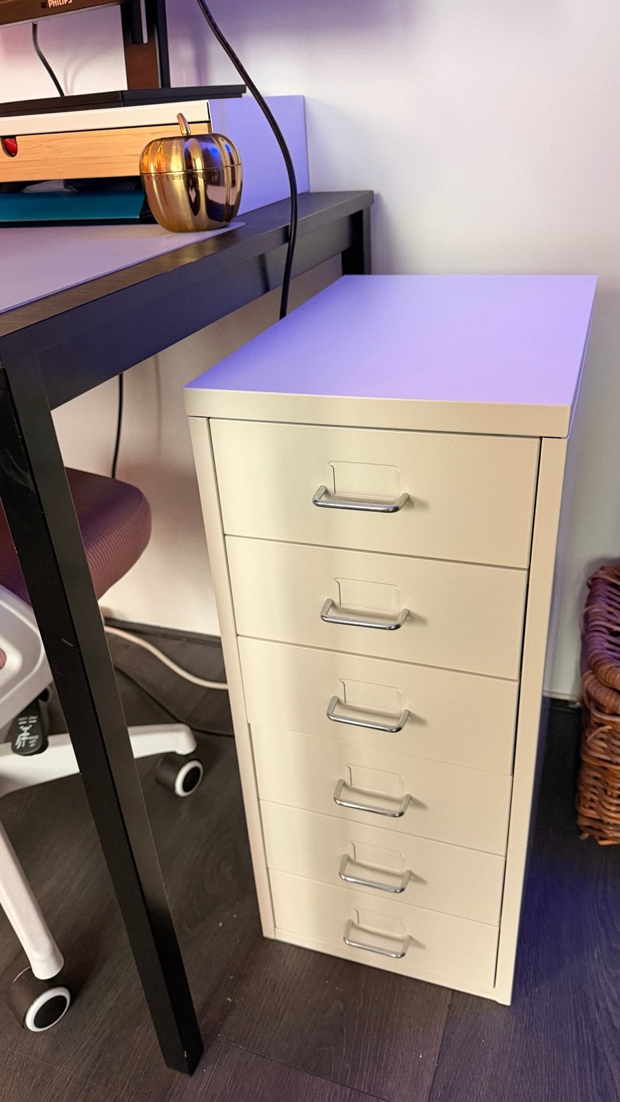 SPOED - IKEA HELMER ladeblok wit - Goede staat, Ophalen, Minder dan 50 cm, 5 laden of meer, Zo goed als nieuw