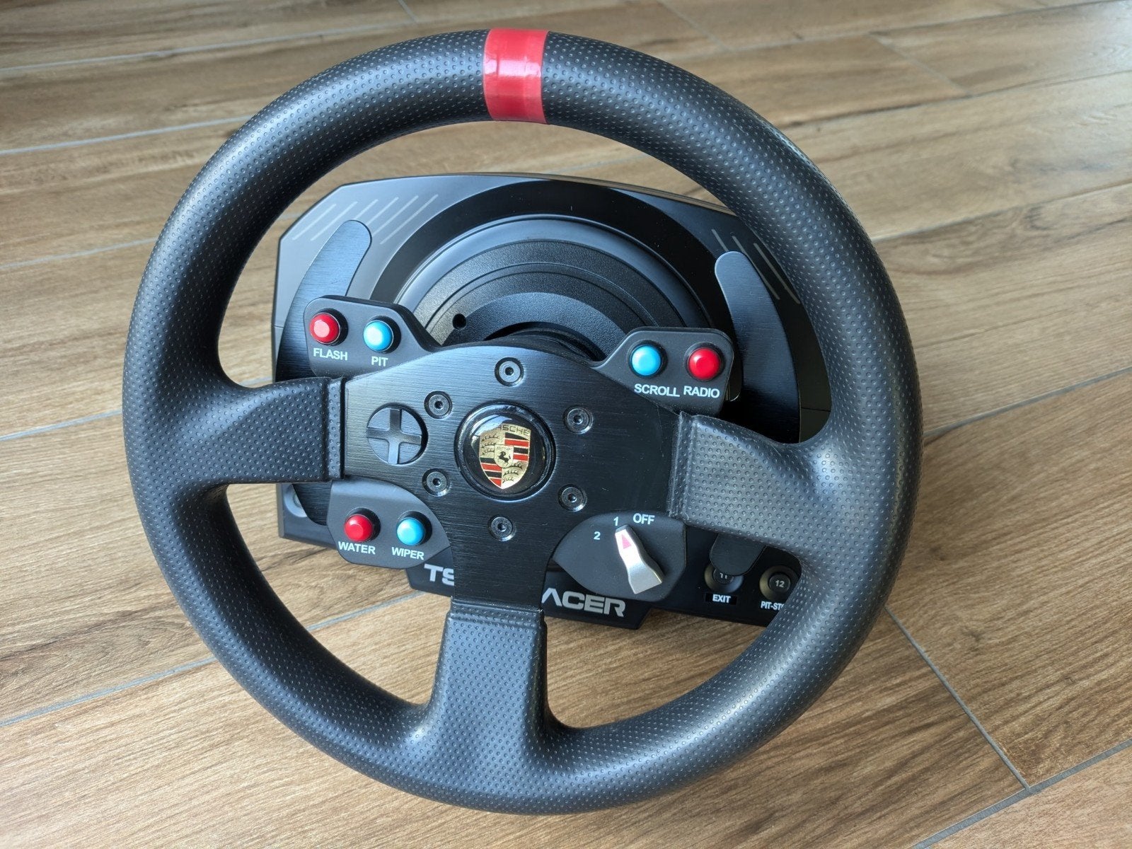 Thrustmaster TS-PC Racer met Porsche-logo, Spelcomputers en Games, Racestuur, Force feedback, Ophalen of Verzenden, Zo goed als nieuw