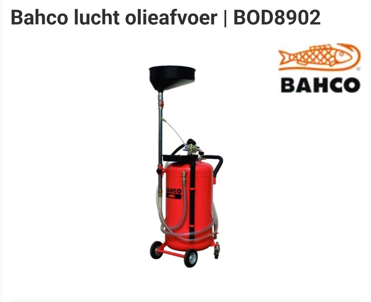 Bahco lucht olieafvoer BOD8902, Ophalen, Nieuw