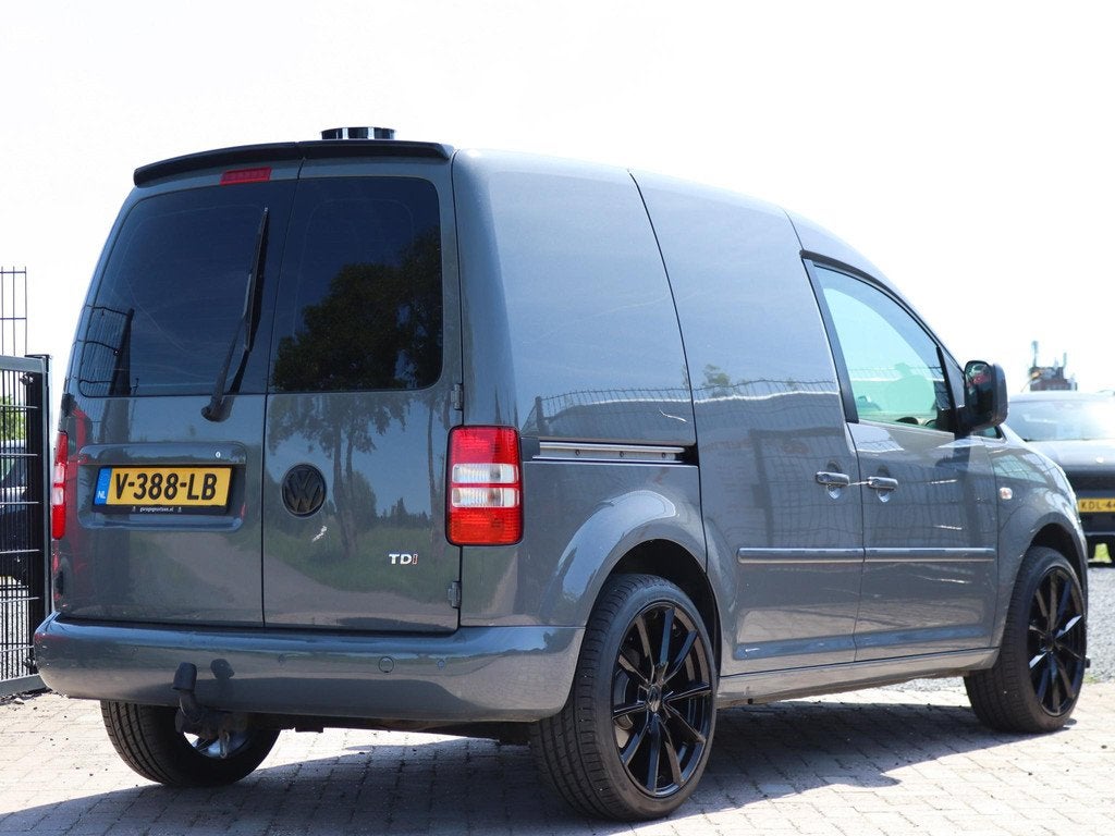 Volkswagen Caddy 1.6 TDI DSG, R-line, Volleder, MARGE! Airco, Euro 5, Gebruikt, Zwart, 4 cilinders