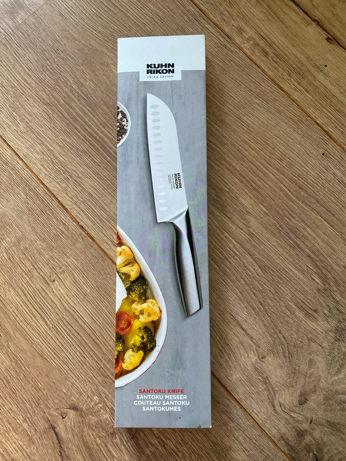 Kuhn Rikon Santoku mes - Nieuw in verpakking, Overige typen, Ophalen of Verzenden, Metaal, Overige merken